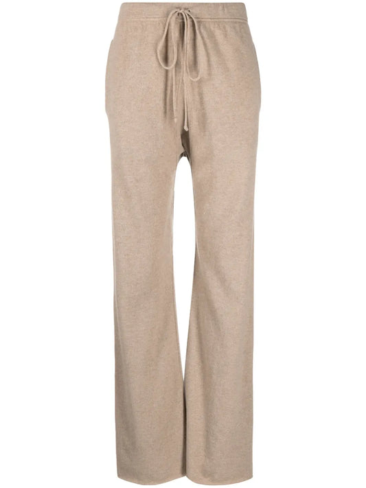 Straight-Leg Knitted Trousers