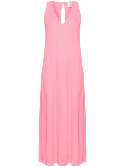 V-Neck Shift Maxi Dress