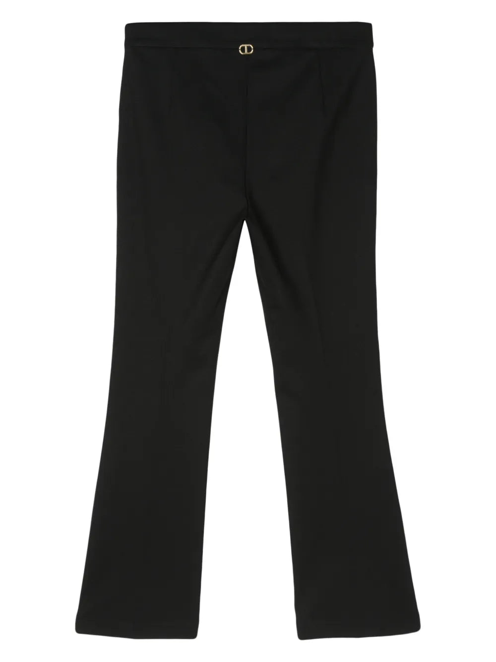 Logo-Plaque Straight-Leg Trousers