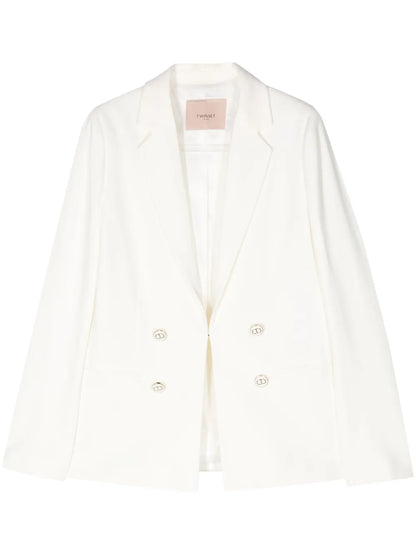 Logo-Engraved Buttons Blazer