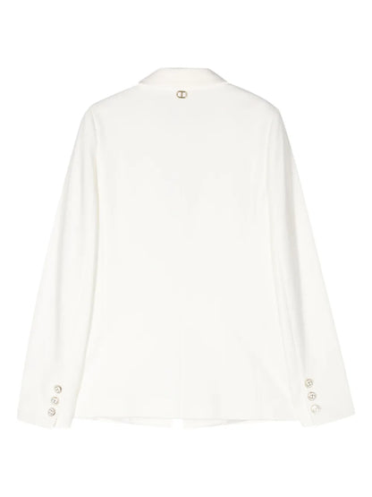 Logo-Engraved Buttons Blazer