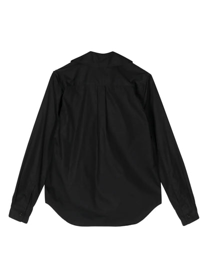 Ruffled Cotton Shirt