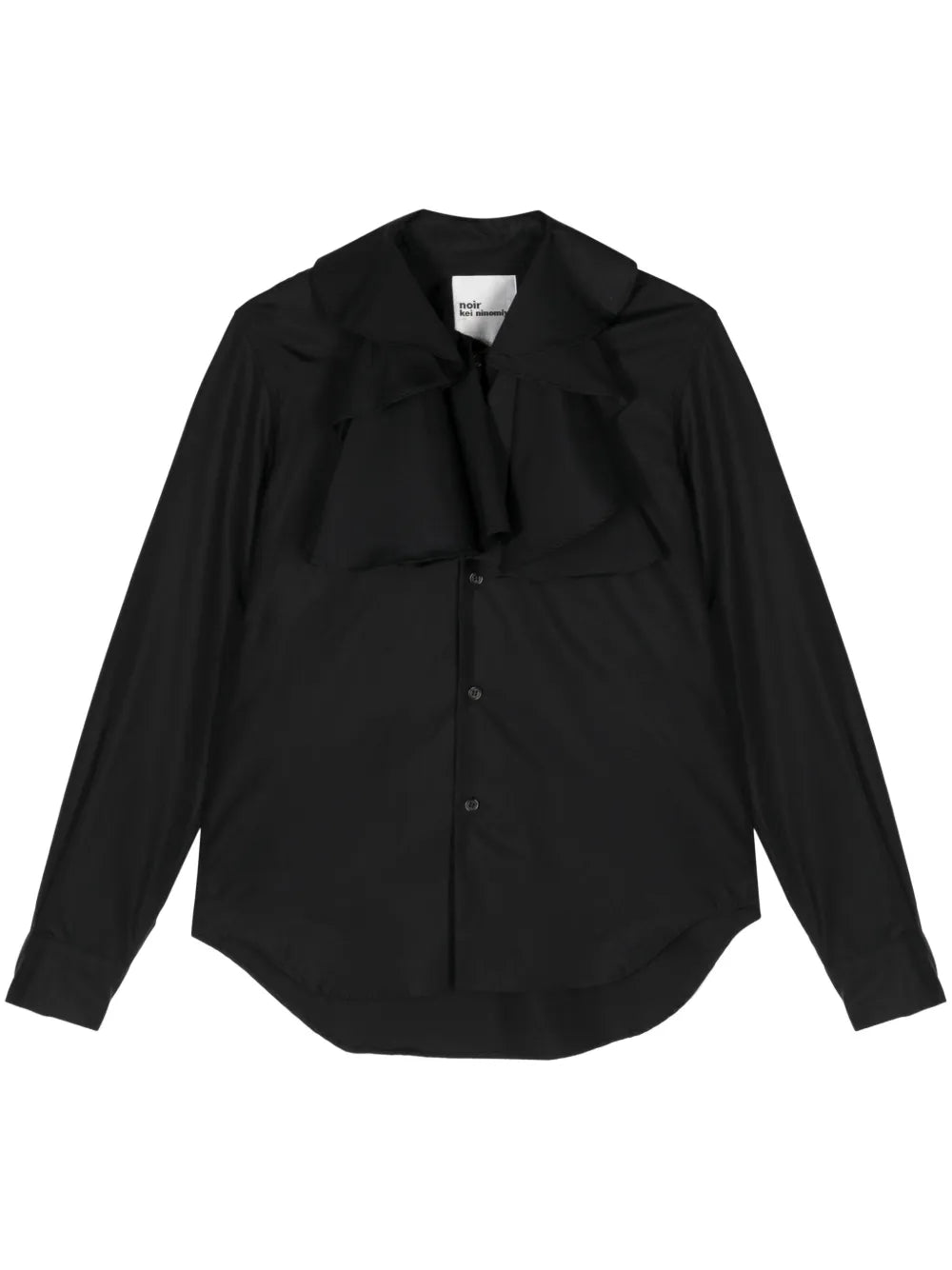 Ruffled Cotton Shirt