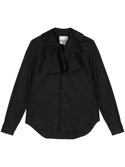Ruffled Cotton Shirt