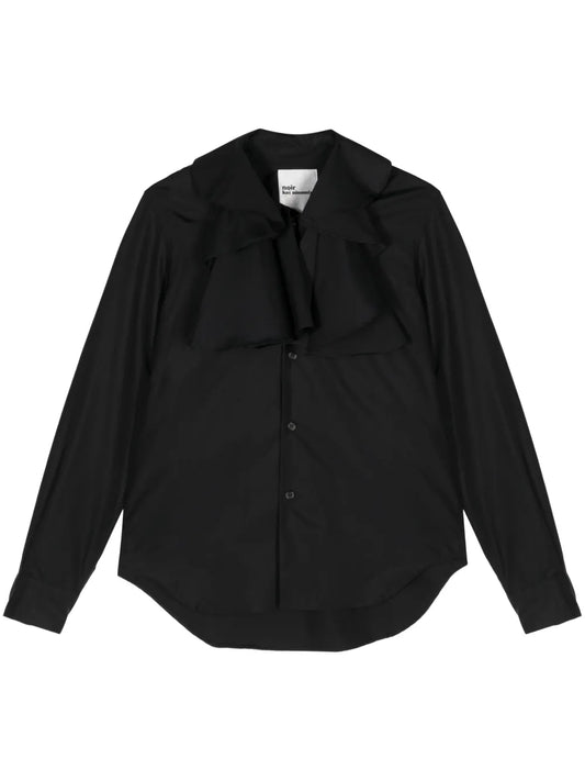 Ruffled Cotton Shirt