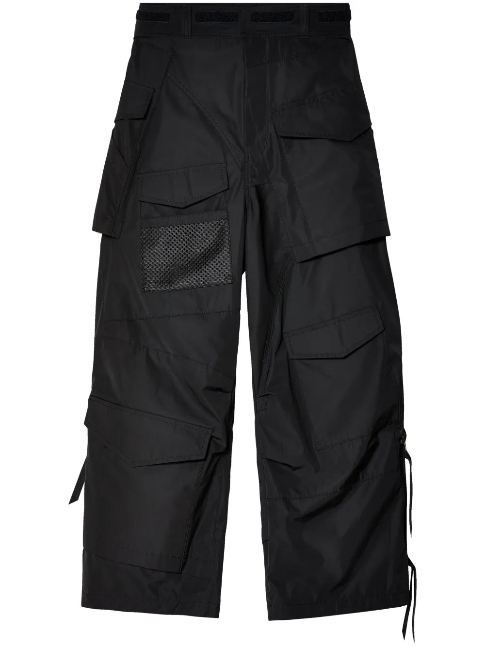 Wide-Leg Cargo Trousers