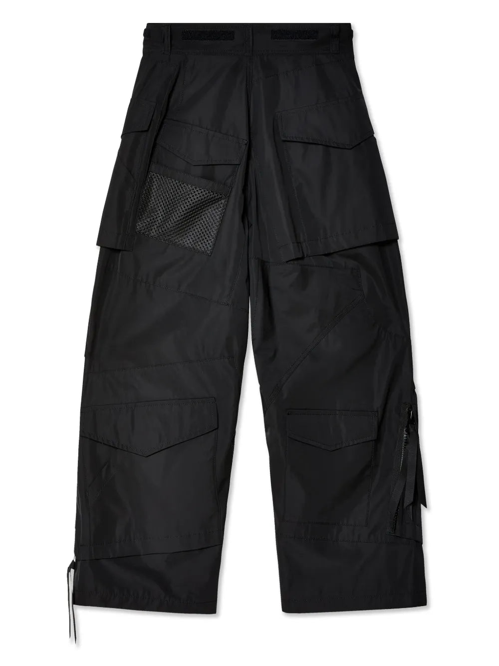 Wide-Leg Cargo Trousers