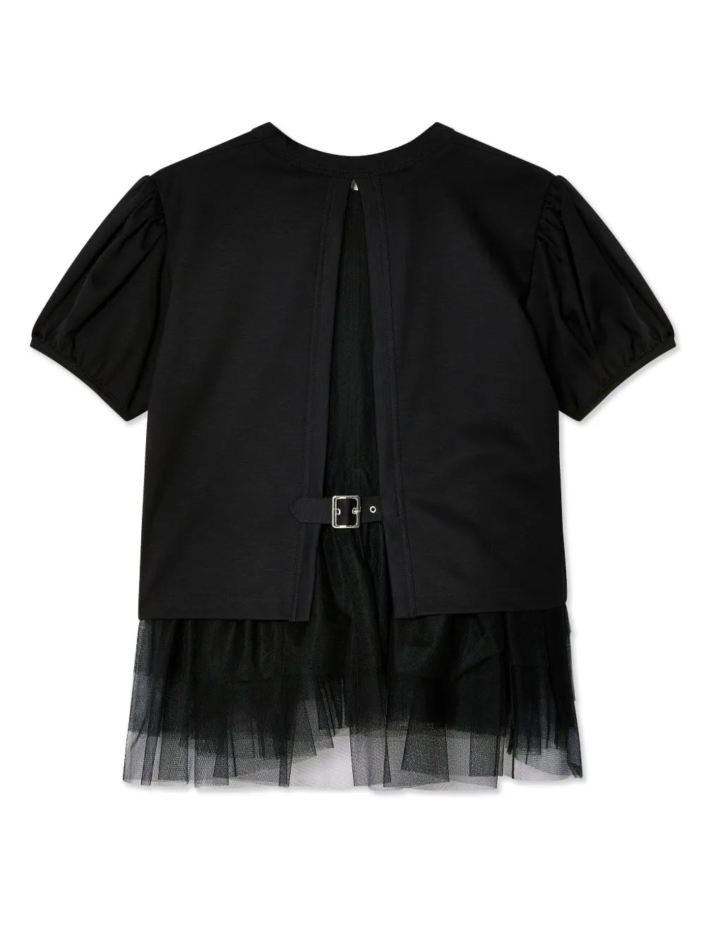 Tulle-Layer Blouse