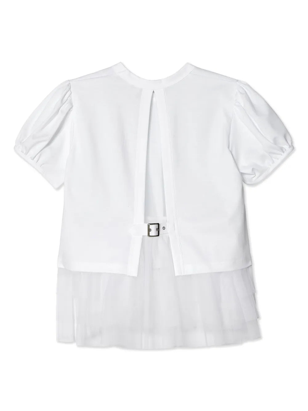 Tulle-Layer Blouse