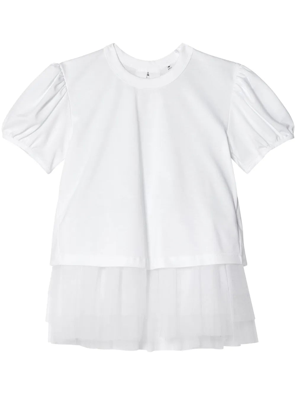 Tulle-Layer Blouse