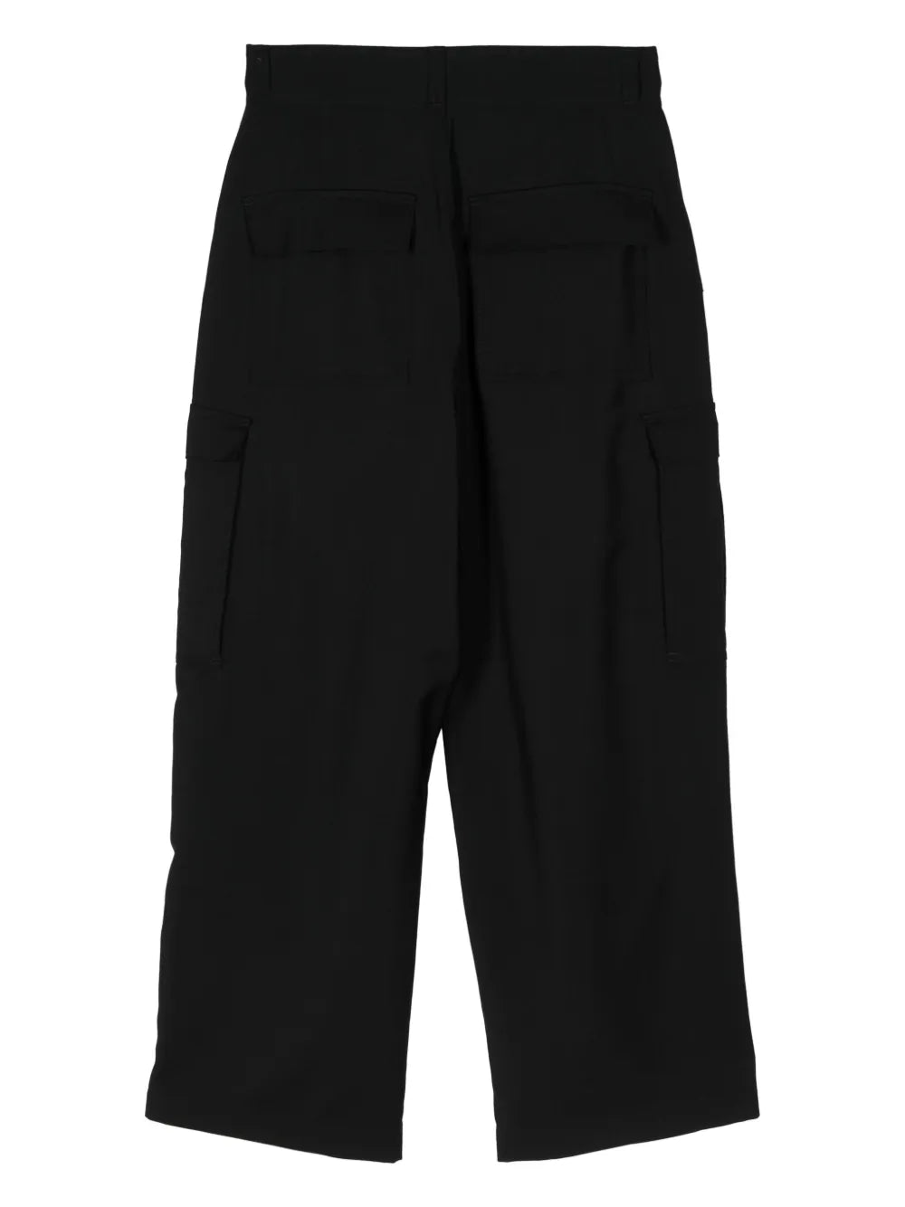 Wide-Leg Cargo Trousers