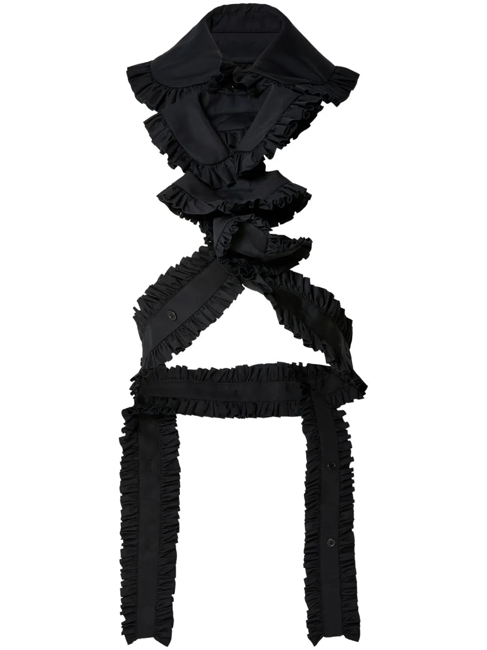 Ruffle-Detailing Cotton Top