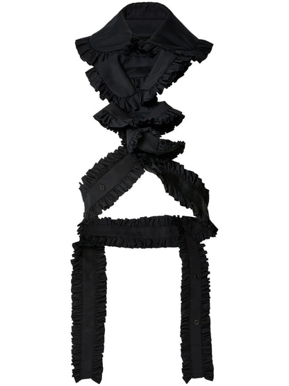 Ruffle-Detailing Cotton Top