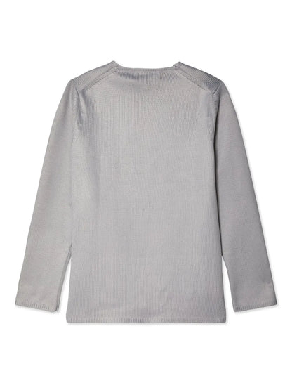 Graphic-Print Layered Jumper