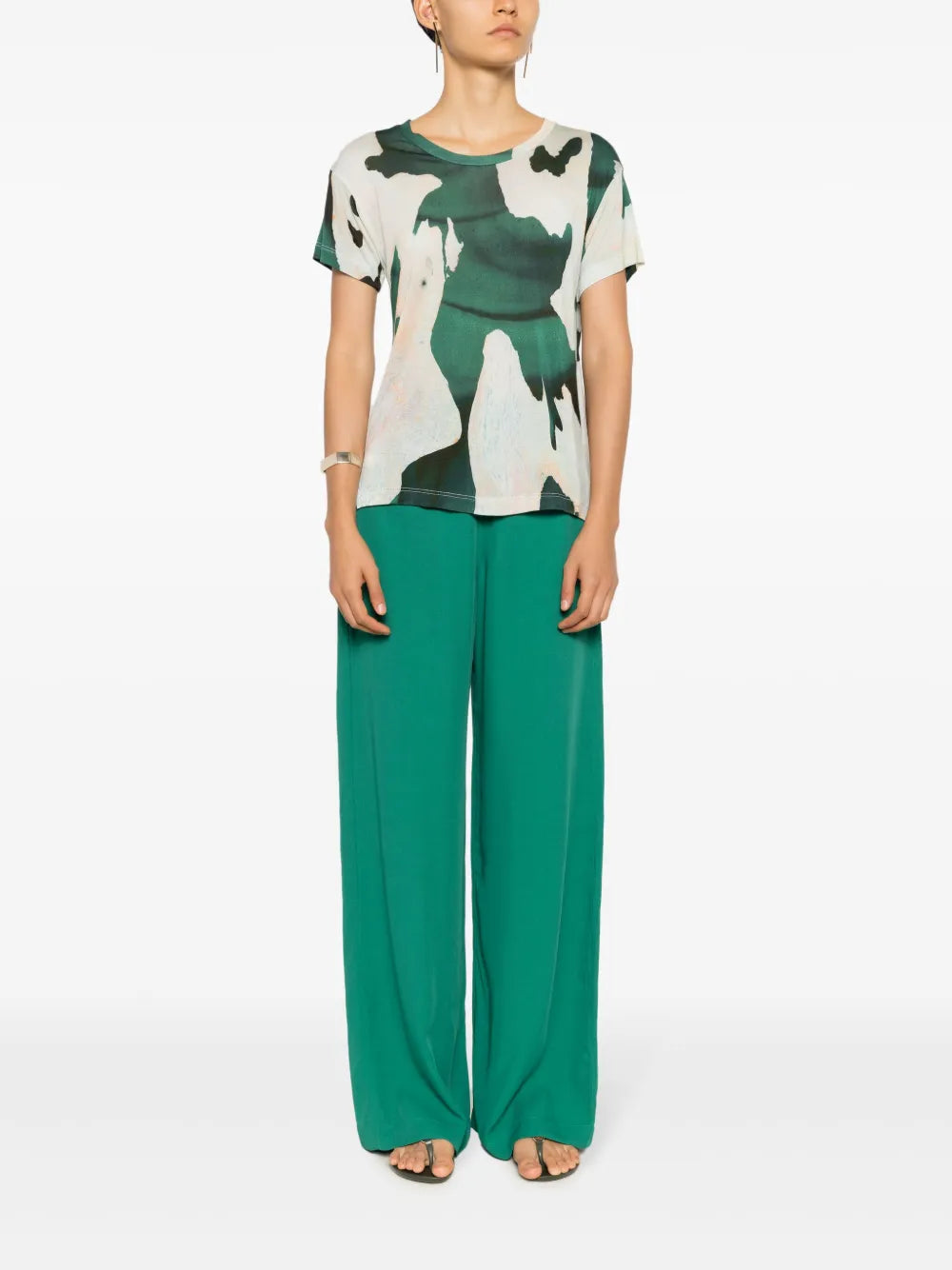 Abstract-Print T-Shirt