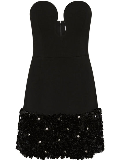 Elaine Sequin-Trim Minidress