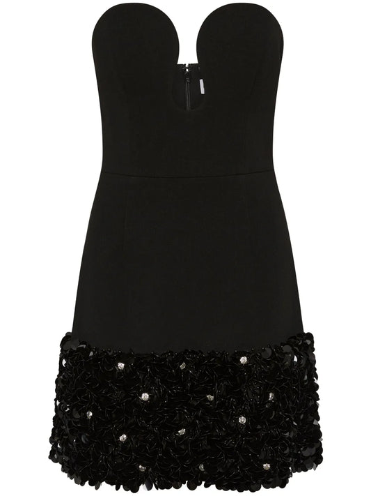 Elaine Sequin-Trim Minidress
