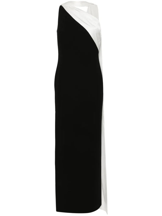 One-Shoulder Cady Maxi Dress
