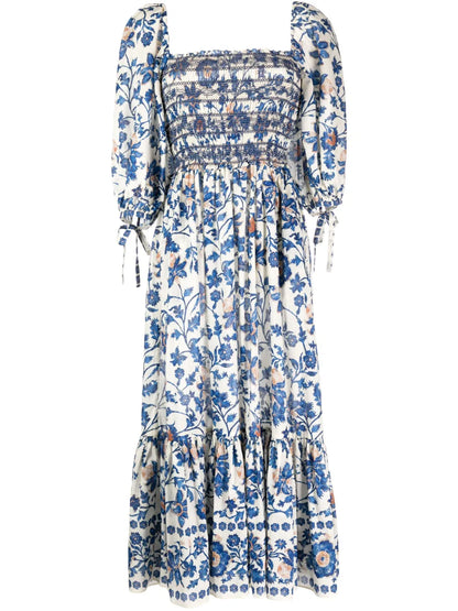 Jazzy Cotton Midi Dress