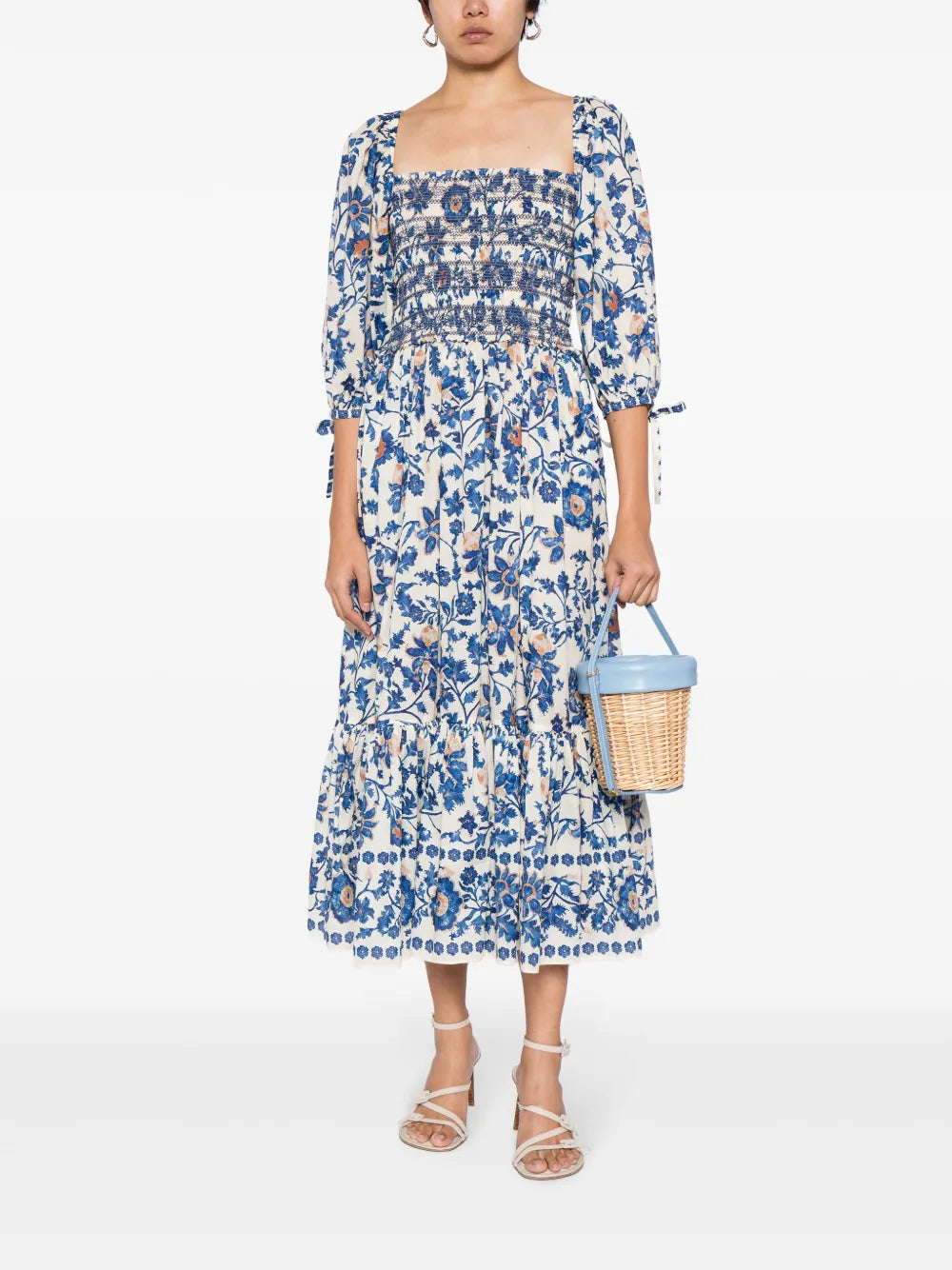 Jazzy Cotton Midi Dress
