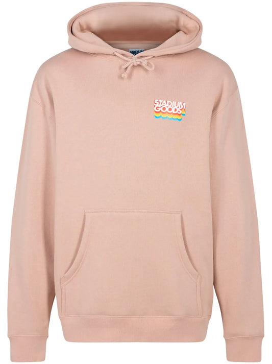 Gradient Logo Drawstring Hoodie