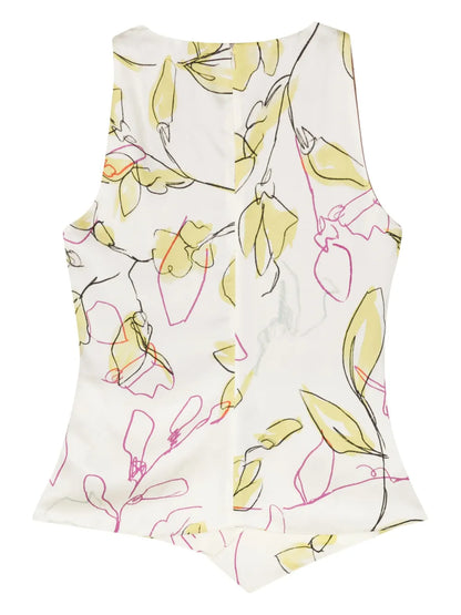 Floral-Print Top