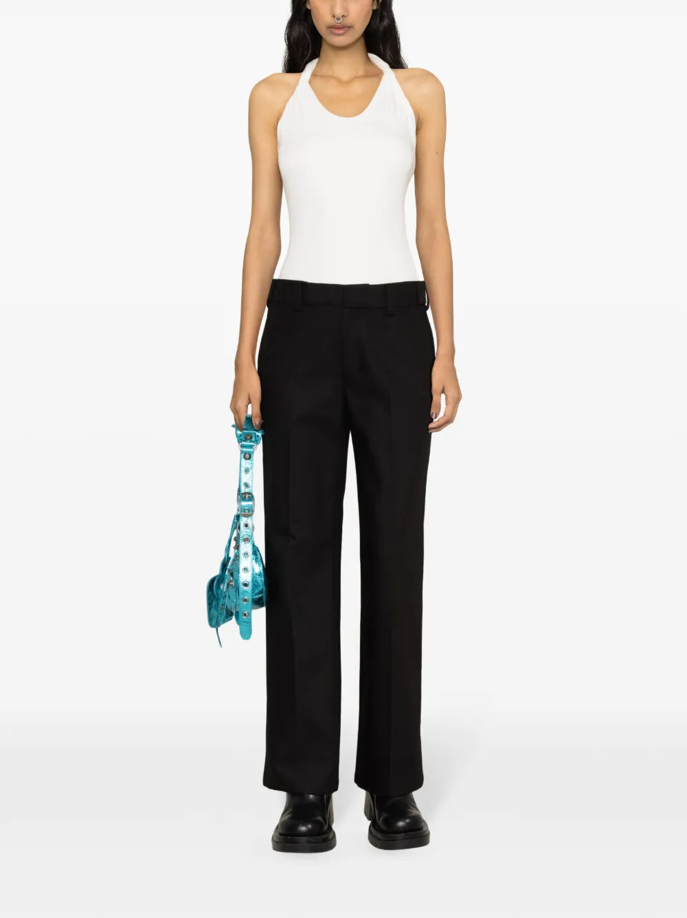 Straight-Leg Trousers