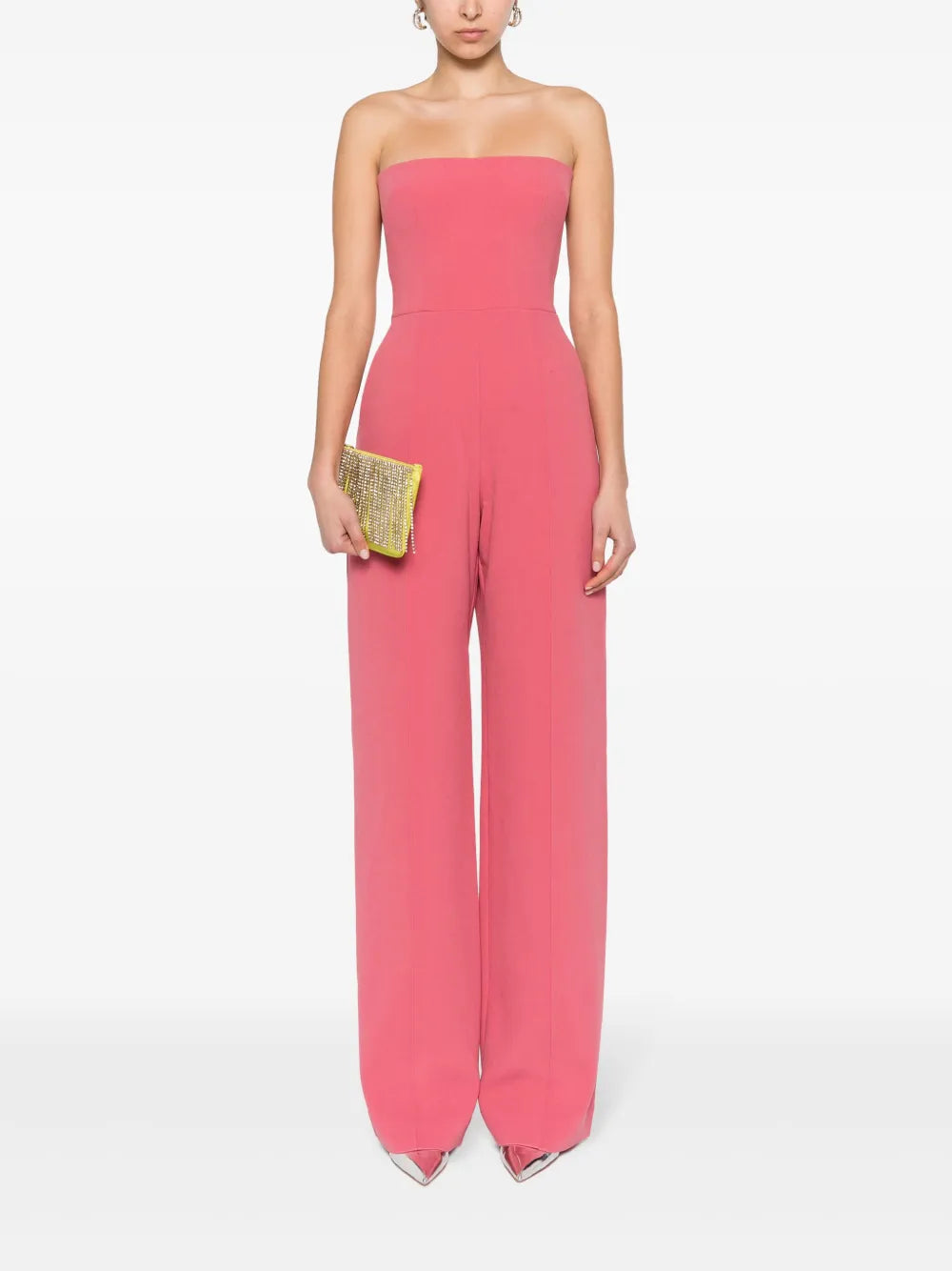 Strapless Wide-Leg Jumpsuit