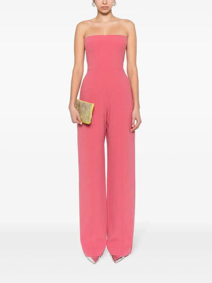 Strapless Wide-Leg Jumpsuit