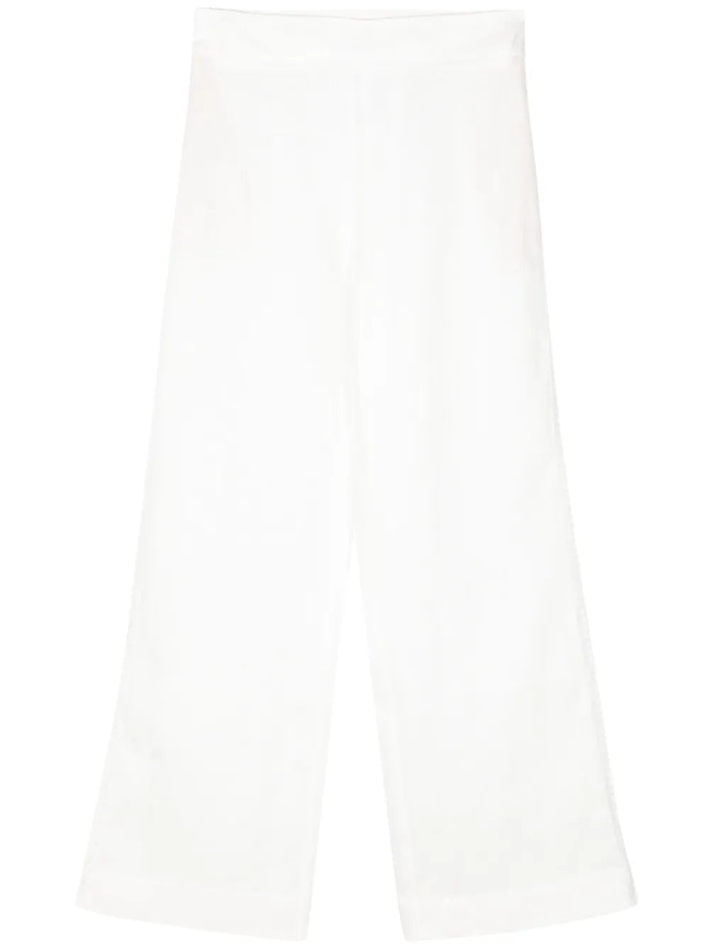 Embroidered Straight-Leg Trousers