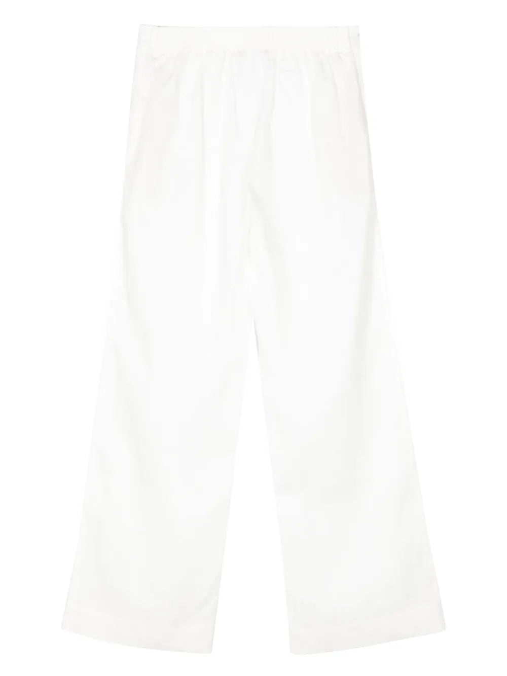 Embroidered Straight-Leg Trousers