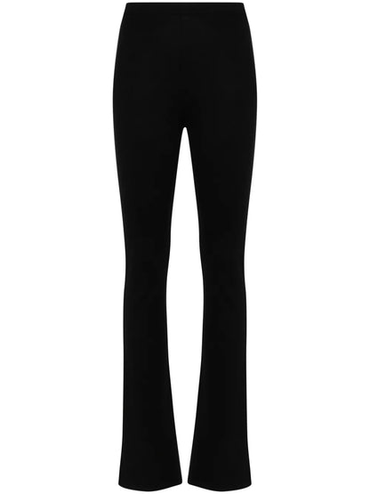 High-Waited Flared Trousers