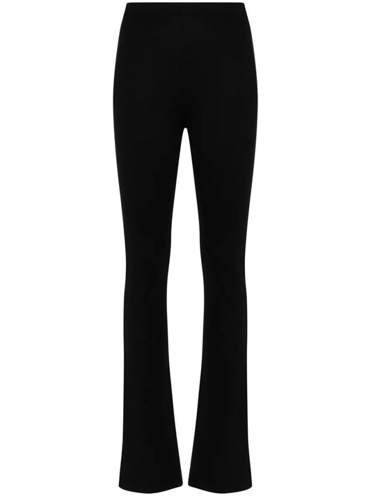 High-Waited Flared Trousers