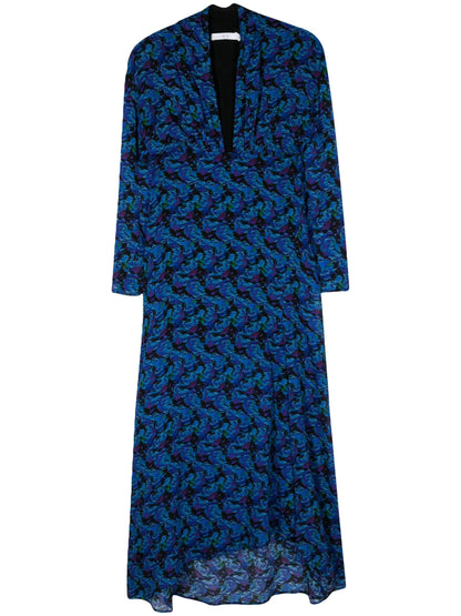 Nollie Shirred Maxi Dress