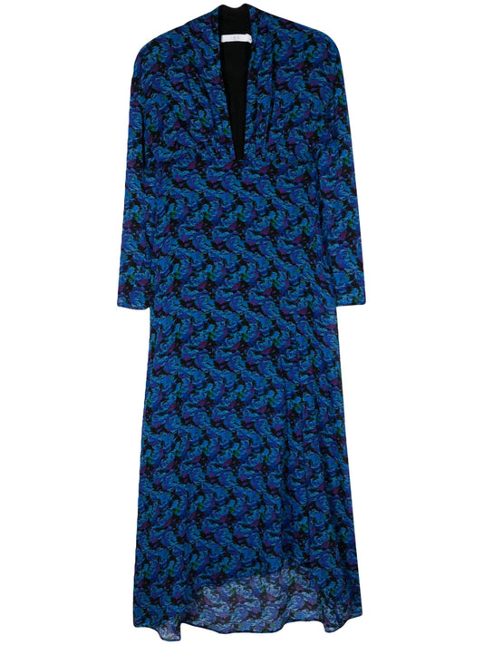 Nollie Shirred Maxi Dress