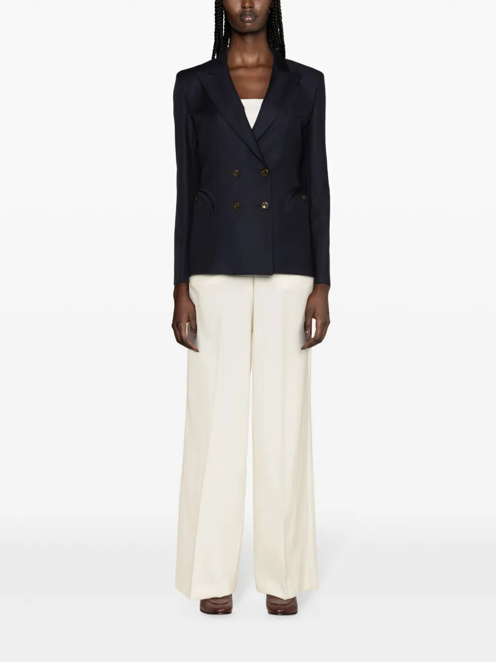 First Class Charmer Double-Breasted Blazer