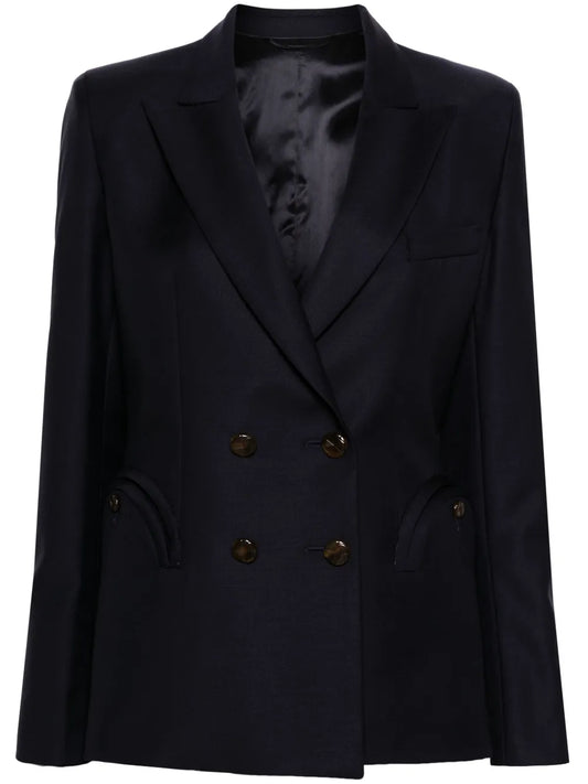 First Class Charmer Double-Breasted Blazer