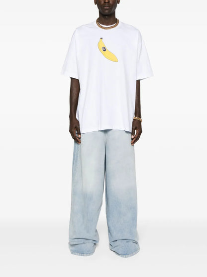 Destroyed Wide-Leg Jeans