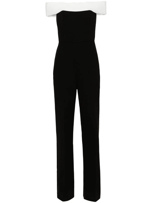 Off-Shoulder Flared Jumpsuit