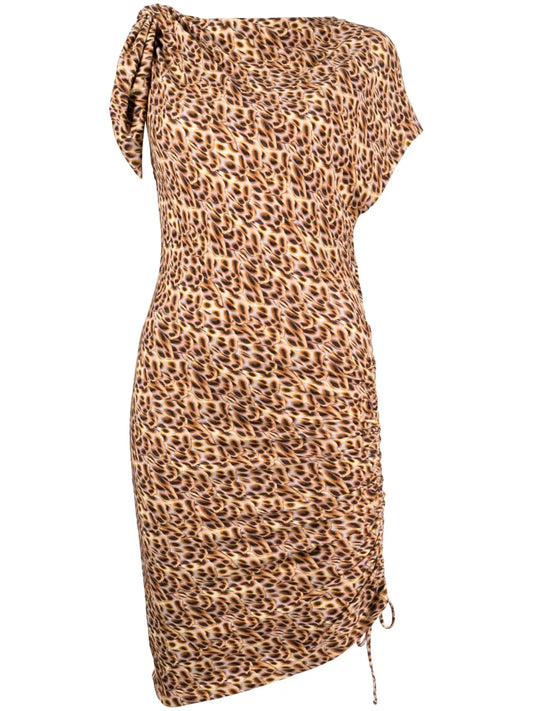 Jeffy Abstract-Print Dress