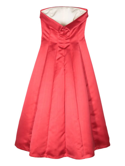 Pleated Midi Dress