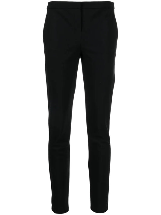 Skinny-Cut Concealed-Fastening Trousers