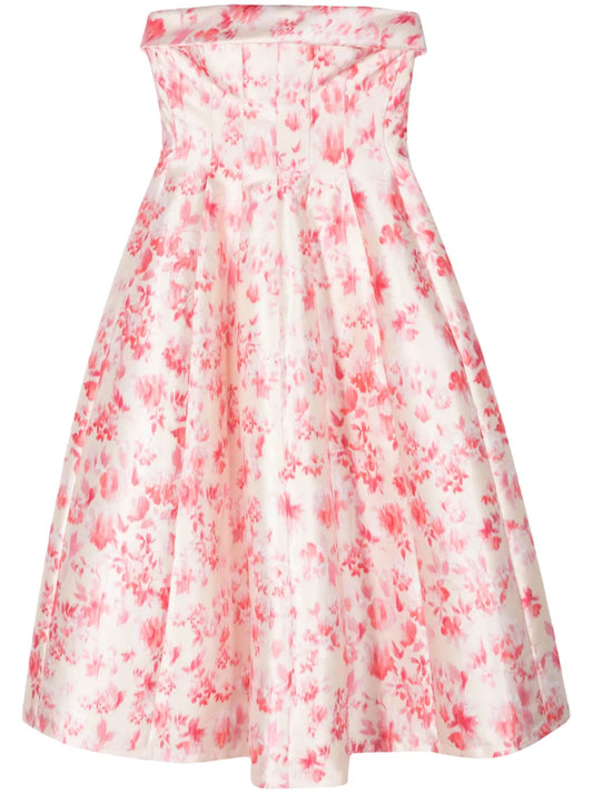 Floral-Print Midi Dress