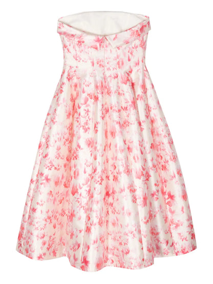 Floral-Print Midi Dress