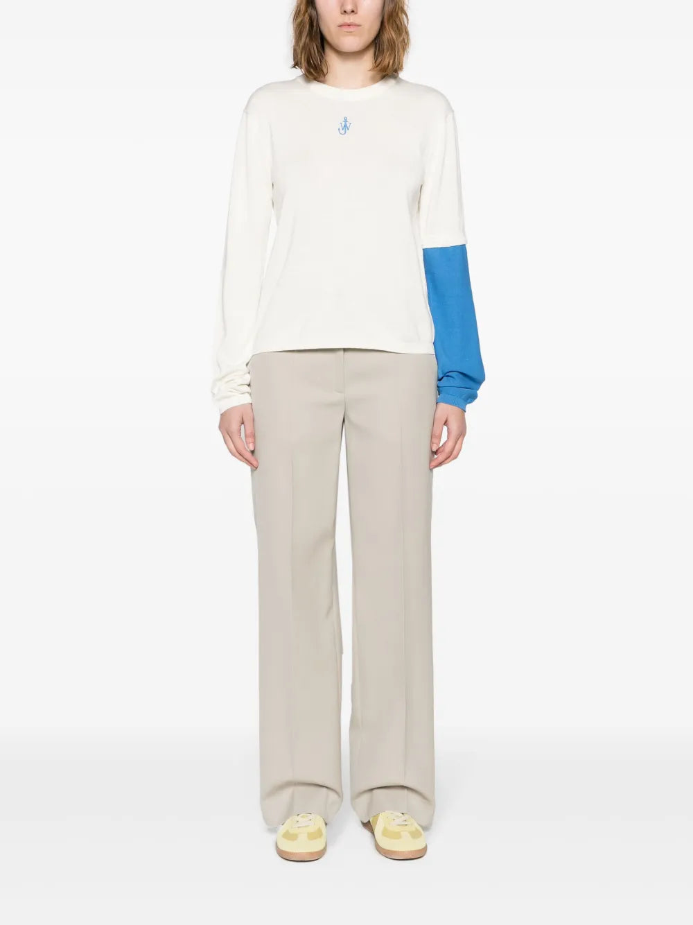 Logo-Embroidered Long-Sleeve Jumper