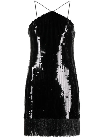 Pat Sequinned Mini Dress