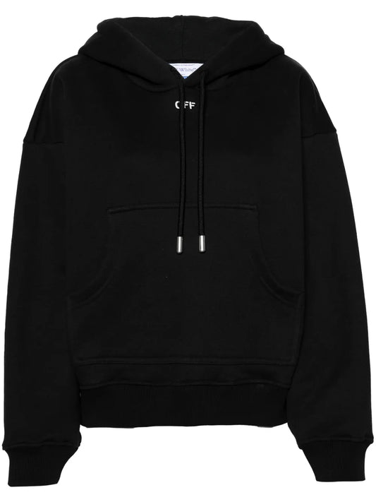 Logo-Embroidered Cotton Hoodie