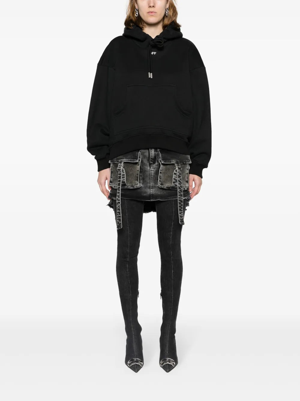 Logo-Embroidered Cotton Hoodie