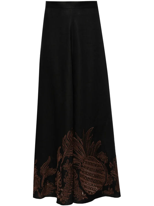 Exquisite Luxury Linen Skirt