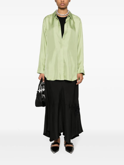 Sensual Coolness Silk Maxi Skirt